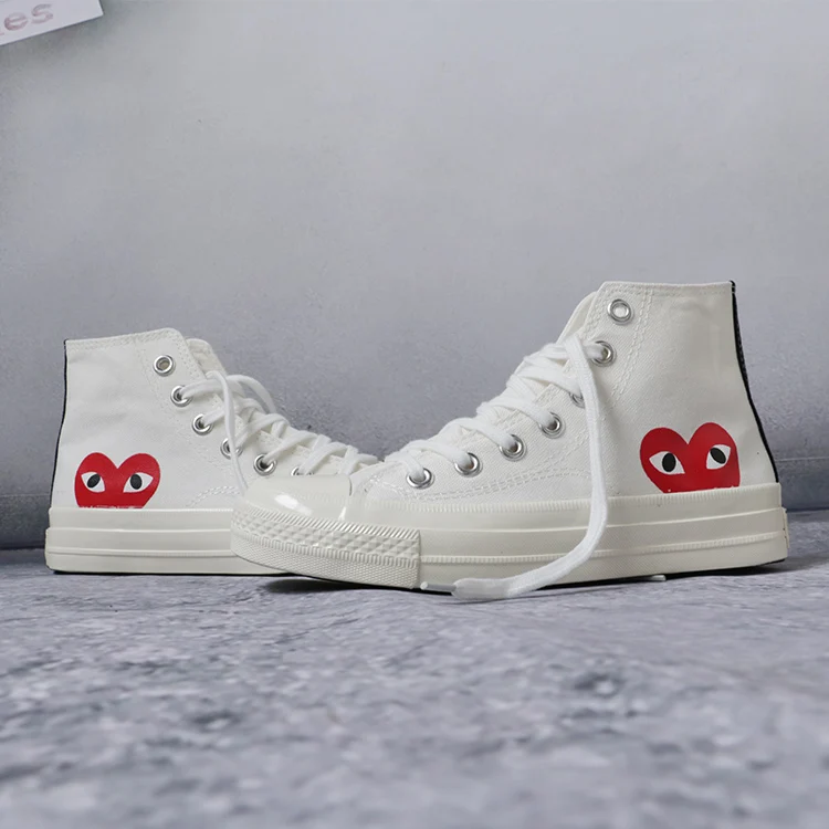 Mvp Мальчик Звезда игра CDG x 1970s повседневная обувь для отдыха на высоком/низком каблуке унисекс высокое качество холст обувь для скейтбординга zapatillas sapatillas