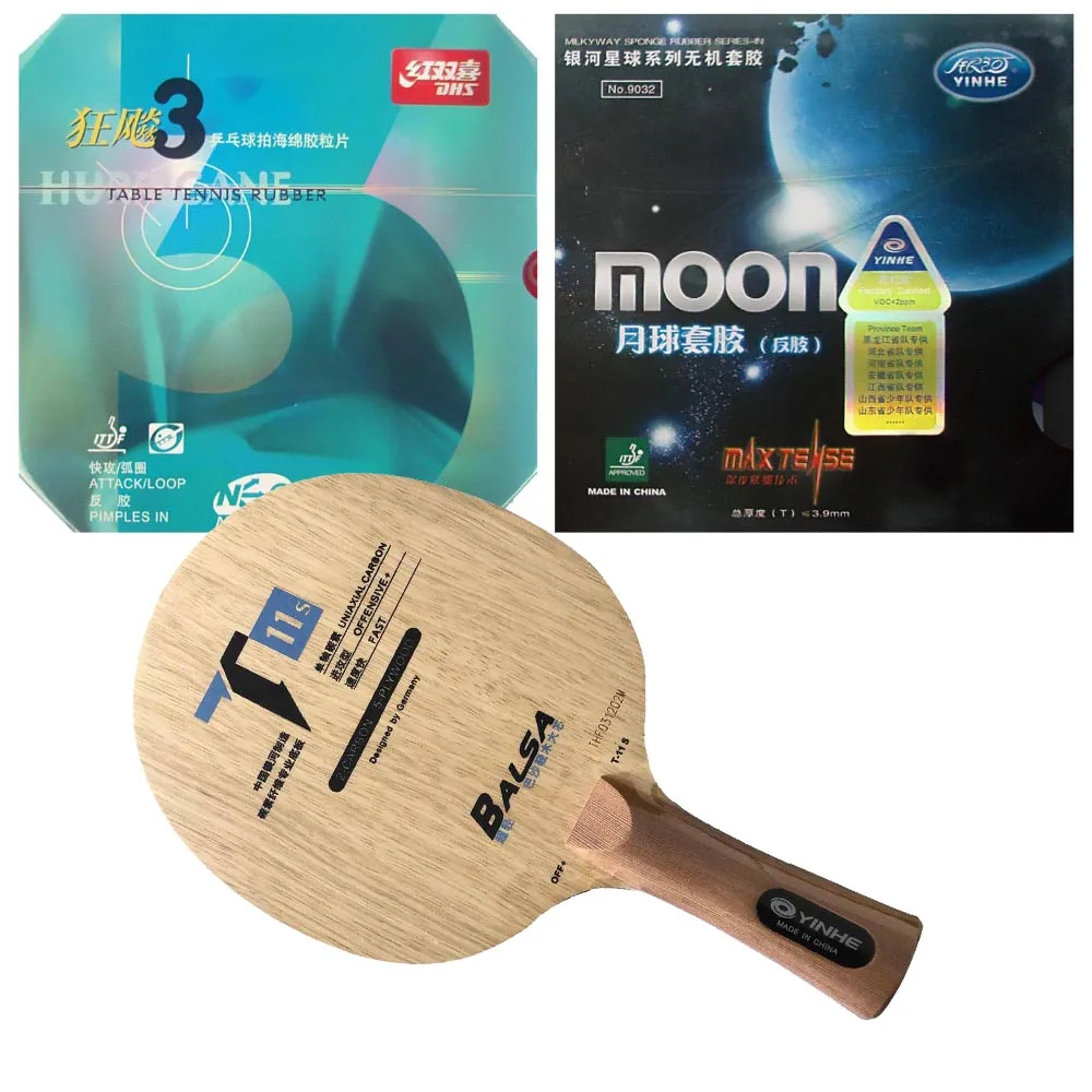 Pro Table Tennis Combo Racket Galaxy YINHE T 11 T 11S With Moon 