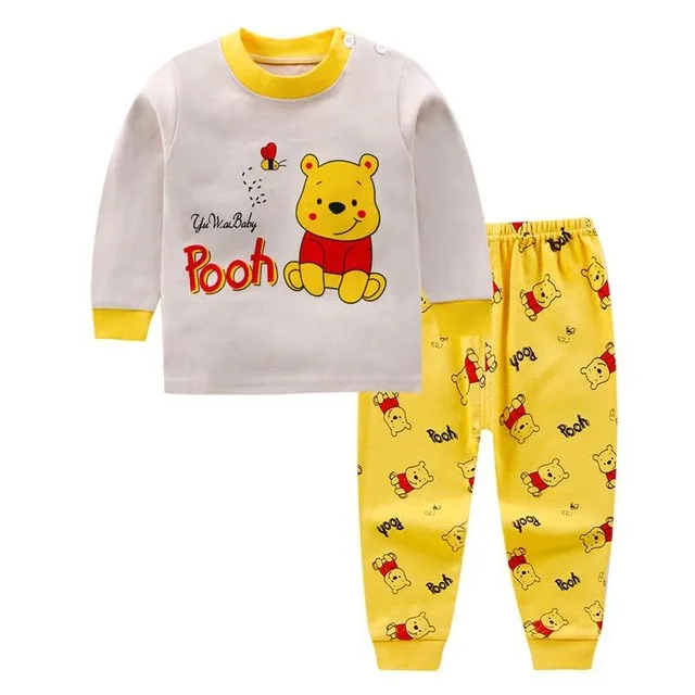 Baby Clothing Set classic 0-24M Baby Clothes Set Spring and Autumn Baby Girl Clothes Cotton Girls Cartoon Tops + Pants 2 Underwear Sets Children Clothes sun baby clothing set Baby Clothing Set