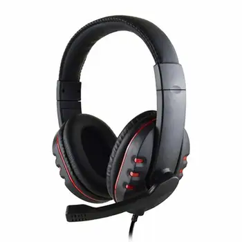 Cuffie da gioco cablate da 3,5 mm con microfono per PS4, PlayStation 4, PC e computer per chat