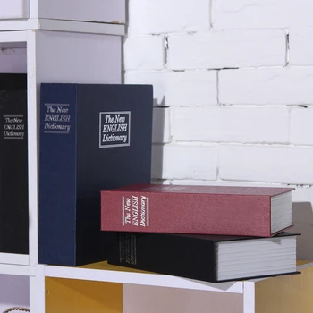 

Plastic Book Insurance Box Jewelry Fashion Treasure Chest Ornament Pirate Design Mini Storage Collection Cases Home Decoration