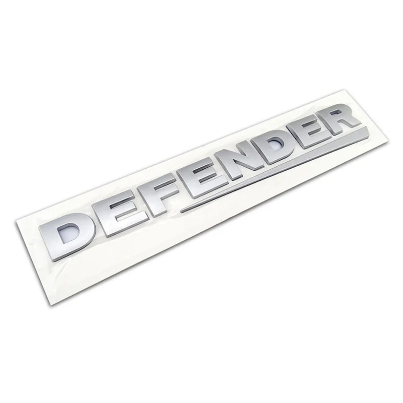 Пластиковый черный цвет 3D надпись значок наклейка буквы 90 110 защитник Задняя эмблема для LAND ROVER