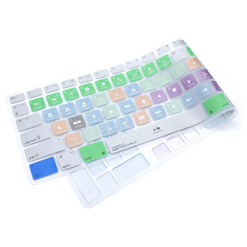 HRH Final Cut Pro X Hotkeys чехол для клавиатуры Apple клавиатура с цифровой Проводная USB Для iMac