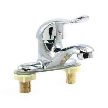 

alloy 2 hole Hot and cold basin tap two-piece washbasin above basin faucet Cold Hot Mixer Sink Water Tap Basin Kitchen Handle