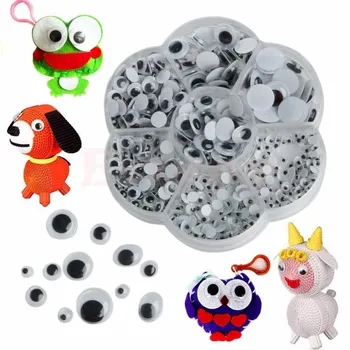 

700PCS Self Adhesive Giant Wiggly Googly Eyes for DIY Art Craft Toys Children Hand Scrapbooking Arts Decor Eyes Craft Supplies