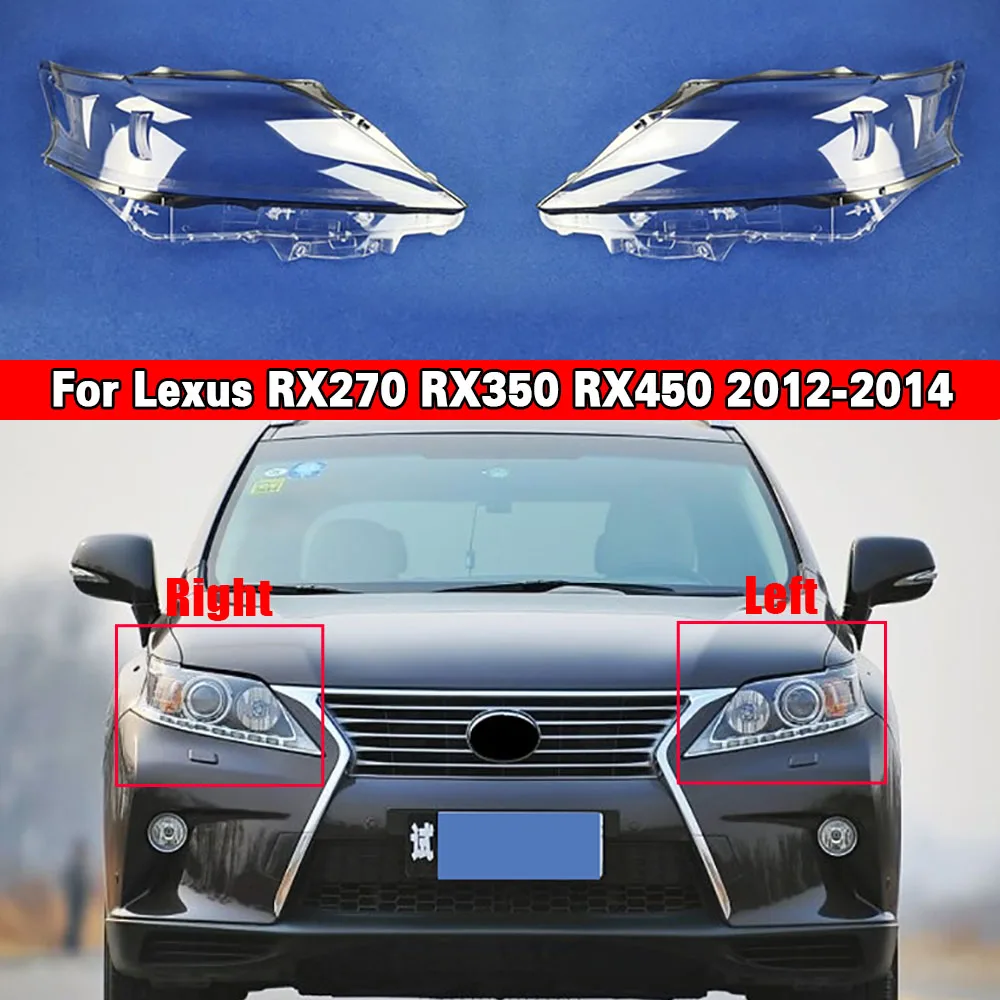 Headlight Lens Lampshade Lampcover Replacement Auto Shell For Lexus RX270 RX350 RX450 2012 2013 2014 Headlamp Transparent | Автомобили и