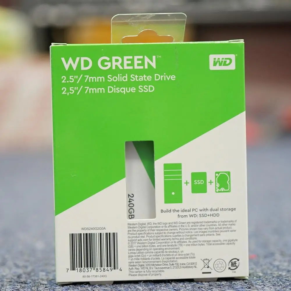 Western Digital WD SSD GREEN desktop120гб 240 ГБ 2,5 дюйма SATA III HDD жесткий диск HD SSD PC 480 ГБ 1 ТБ Внутренний твердотельный накопитель