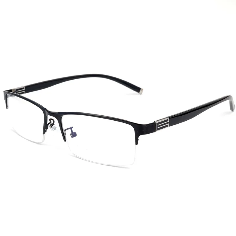

Alloy Glasses Frame Men Retro Clear Lens Optical Spectacle Frames Half Rim Myopia Prescription Glasses Eyeglasses Eyewear Oculos