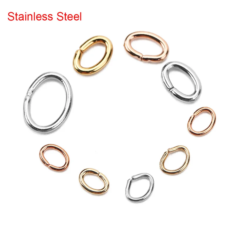 300 Stücke Lobster Verschlüsse mit offenen Springringen, 12mm Metall