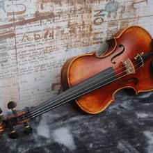 4/4 полноразмерная Античная/винтажная/Старая скрипка, Antonio Stradivari Cremonese 1716 модель, F19