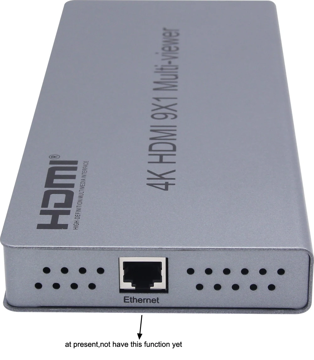 4K 9x1 HDMI Multiviewer Switcher 9 Screen Monitor Game TV Display 16x1 Multiviewer 16 In 1 Out Seamless Switch Picture Divider