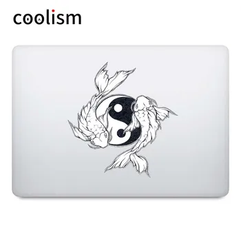 

Yin & Yang Fish Tai Chi Laptop Sticker for Macbook Decal Pro Air Retina 11 12 13 15 inch Vinyl Mac Surface Book Notebook Skin