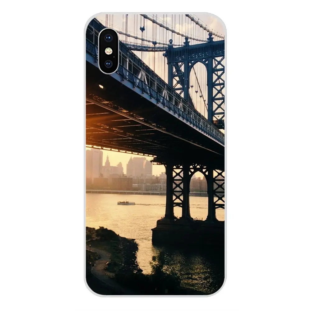 Я люблю Нью-Йорк, большой ТПУ, художественный принт для Apple IPhone X XS Max XR 4 4s 5 5C 5S SE 6 6S 7 8 Plus