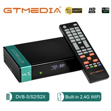 GTMEDIA V8X DVB S/S2/S2X ทีวีดาวเทียม V8X Satellite Decoder 2.4G WIFI สนับสนุนภาพยนตร์ออนไลน์1080P Full HD Set Top