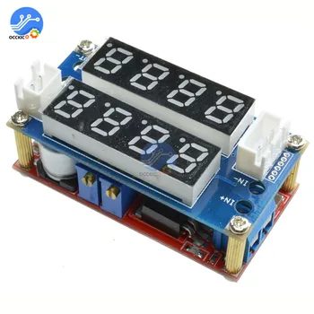 

1PC 5A Adjustable Power CC/CV Step-down Charge Module LED Driver Voltmeter Ammeter Constant current constant voltage
