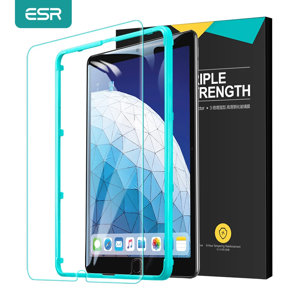 ESR Tempered Glass for iPad Pro 12.9/11/10.5/9.7 Inch 2020 2018 2019 iPad Mini 5/4 Air3/2