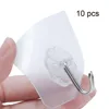 10pcs PC Stainless steel Wall Strong Suction Cup Hook Hangers Vacuum Sucker Robe Hats Bag Key Wall Hanger 6cm*6cm 989 ► Photo 1/6