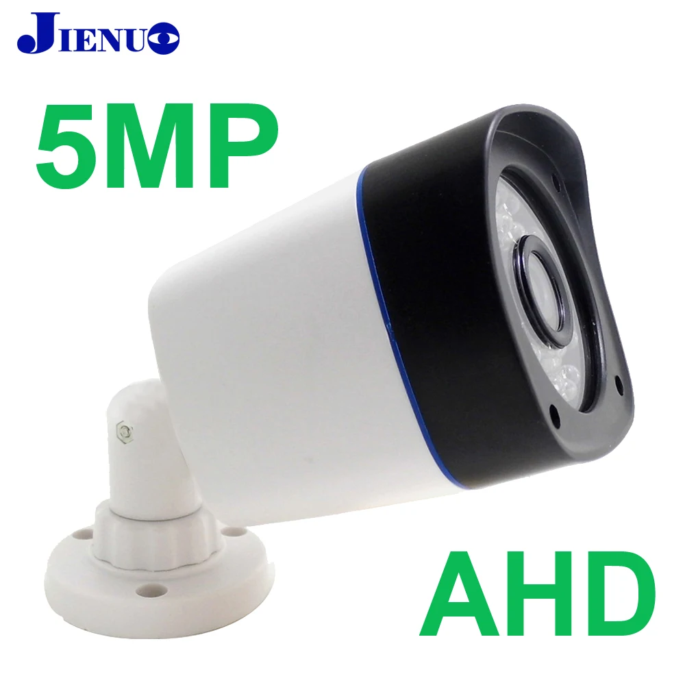 

JIENUO AHD Camera HD 5MP 1080P 4MP Outdoor Waterproof High Definition CCTV Security Surveillance Infrared Night Vision Home Cam