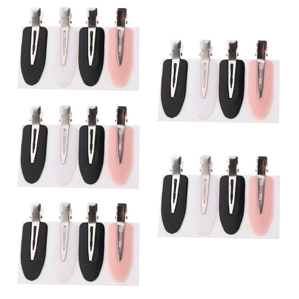 20 Pack No Bend Hair Clips Pin Curl Clips No Crease Hair Clips for Hairstyle Bangs Waves Accessories