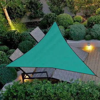 

Waterproof Sun Shelter Triangle Sunshade Protection Large Garden Canopy Patio Shade Awning Pool Cloth Sail Camping Shade Ou G5C7