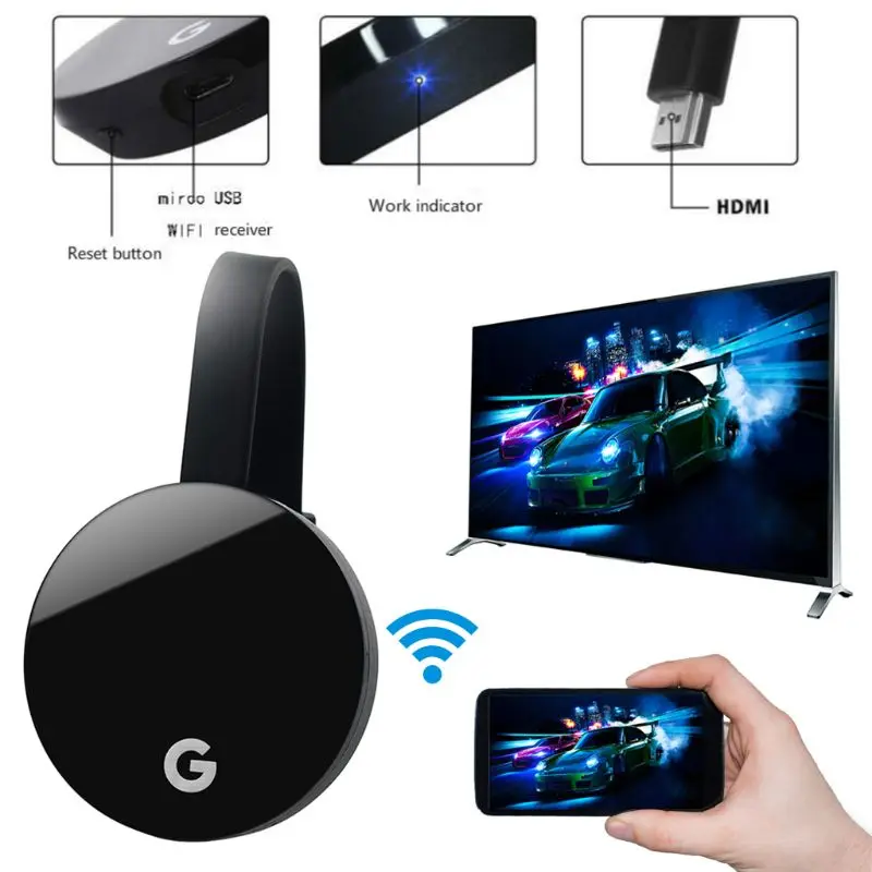 ТВ-палка для Netflix YouTube Cast для Android tv Miracast HDMI дисплей ключ против Mirascreen anycast Прямая поставка