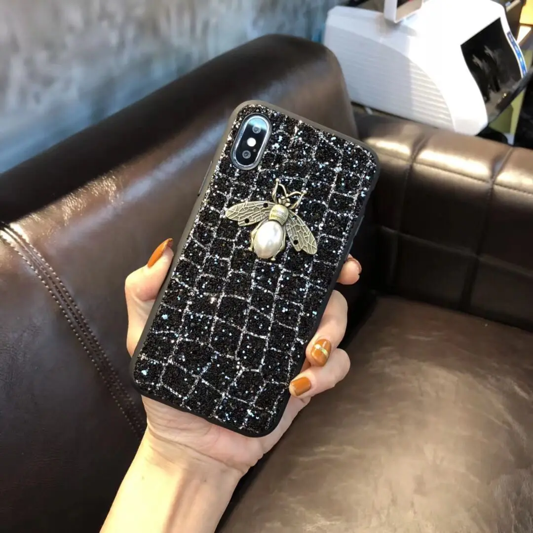 VOZRO Hand Shell Bees Diamond Luxurious For Iphone7 6 6s 8 Plus X XR XS 11 2