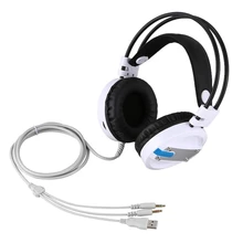 A10 7 1 Headphone Luminous Wired Earphone Gaming Earphone LED Light