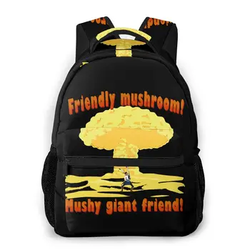 

The Last Airbender School Bags Friendly Mushroom Q Beautiful backpack for Men Women