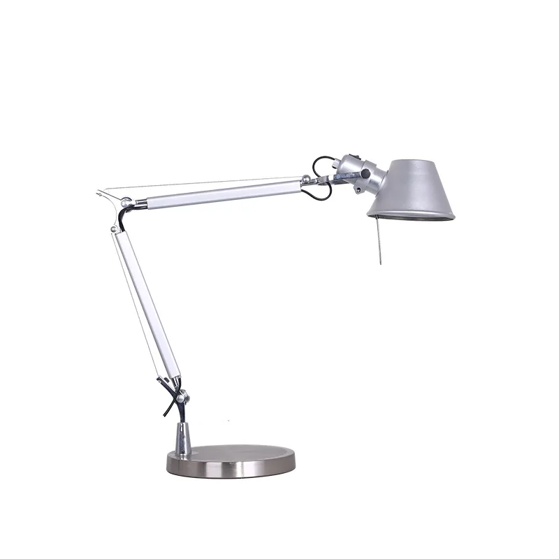 

Simple Modern Shang Study Bedroom Rocker Mechanical Arm Lamp Retractable Office Table Lamp Lamparas De Mesa Para El Dormitorio
