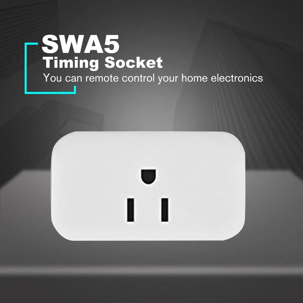 SWA5 Wi-Fi Смарт-разъем Голосовое управление беспроводной переключатель времени с портами гнездо синхронизации для Amazon Alexa Echo Dot Google домашняя распродажа