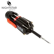 8 в 1 отвертка Craftsman Инструменты для ремонта оборудования Комплект со светодиодный светильник портативный многофункциональный бытовой отвертки