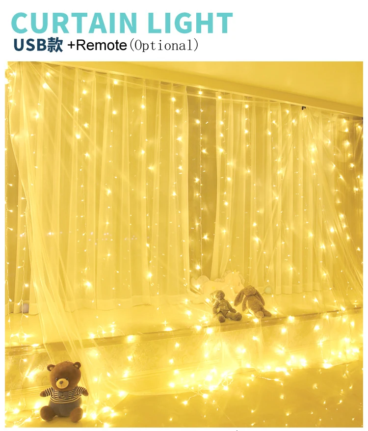 3x3m-LED-Icicle-String-Lights-Christmas-Fairy-Lights-Garland-Outdoor-Home-For-WeddingPartyCurtainwindowGarden-Decoration(8)