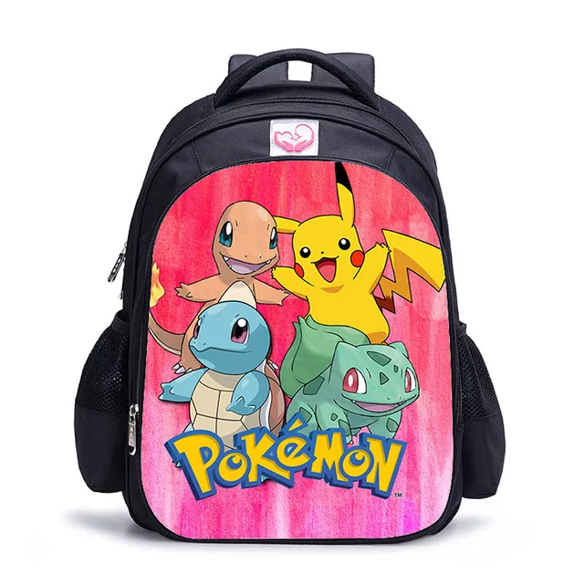 photo color 2 шт./компл. Pokemon Haunter Eevee детские школьные сумки емкость школьный рюкзак для детей мальчиков и девочек Детский рюкзак Catoon рюкзак - Цвет: photo color