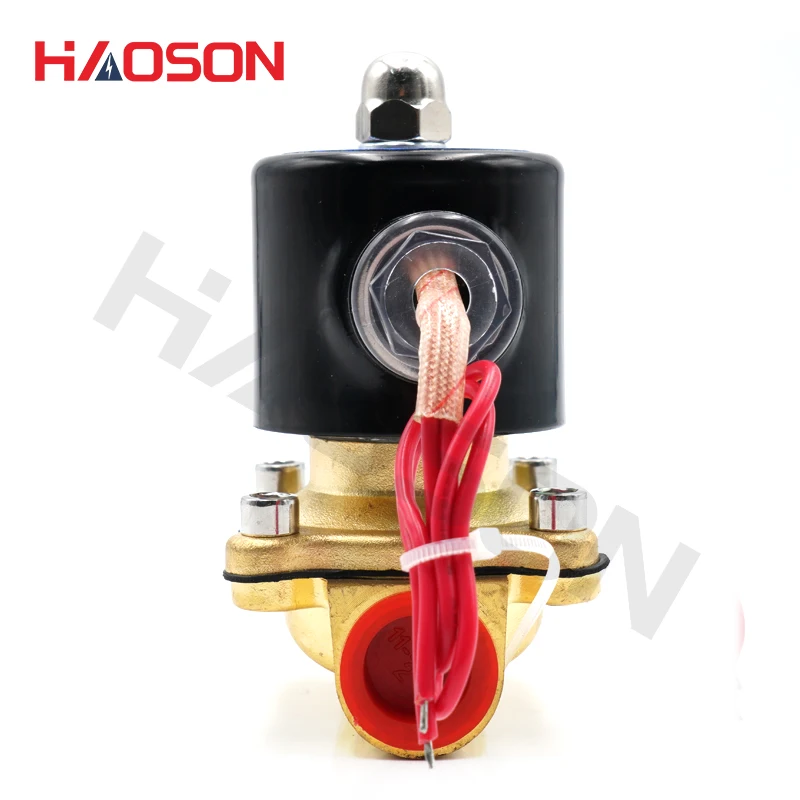 Нормально закрытый, латунный корпус AC110V 220V 380V DC12V 24 V, G1/" G3/8" G1/" G3/4" G", электромагнитный клапан, водяной клапан, воздушный/масляный клапан