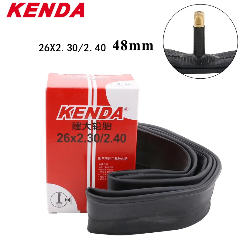 KENDA 2 шт велосипедная внутренняя трубка 26/27. 5/29 камера Schrader Presta клапан внутренняя трубка горный велосипед трубы шины chambre air - Цвет: 2623AV48MM