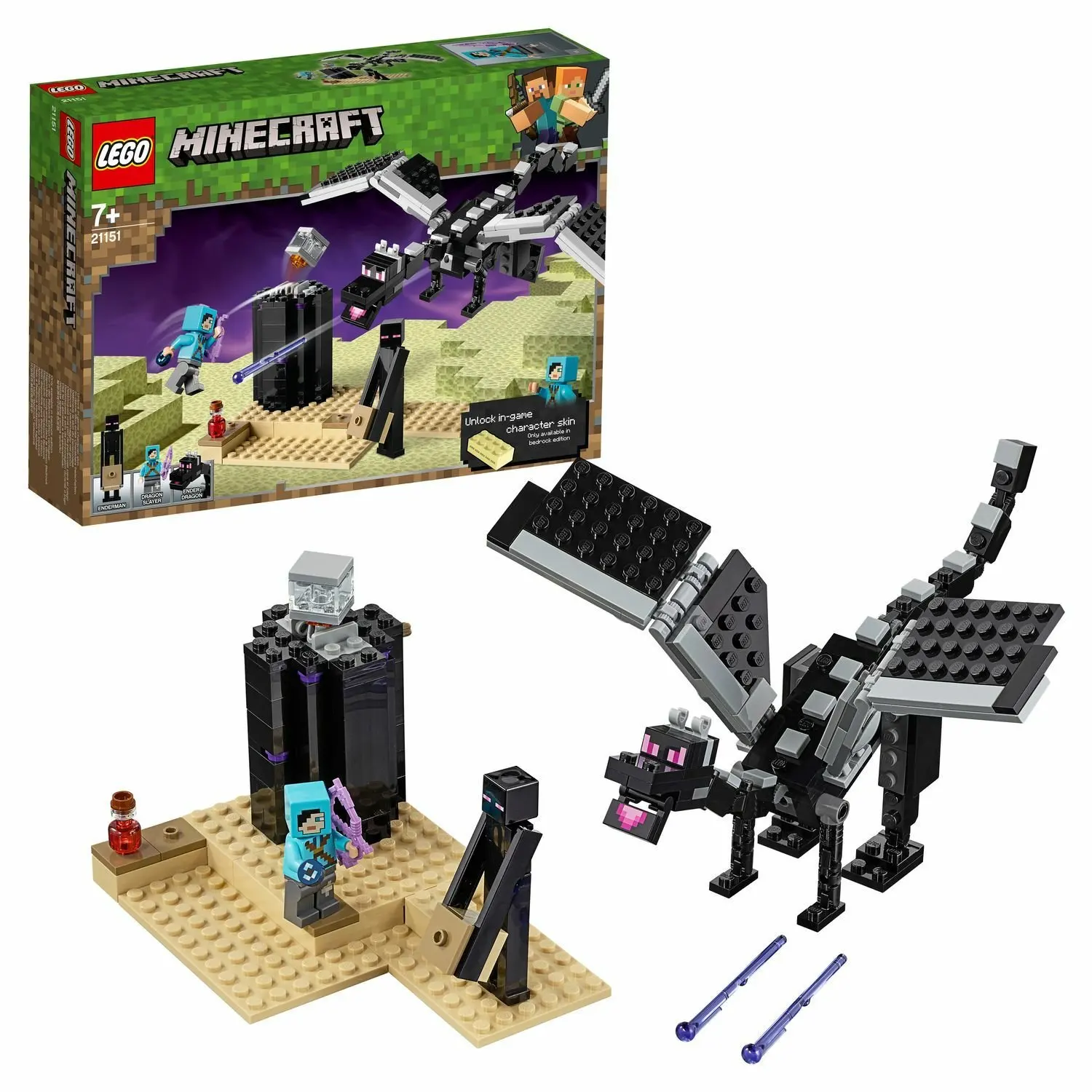 Lego designer Lego Minecraft last battle 21151
