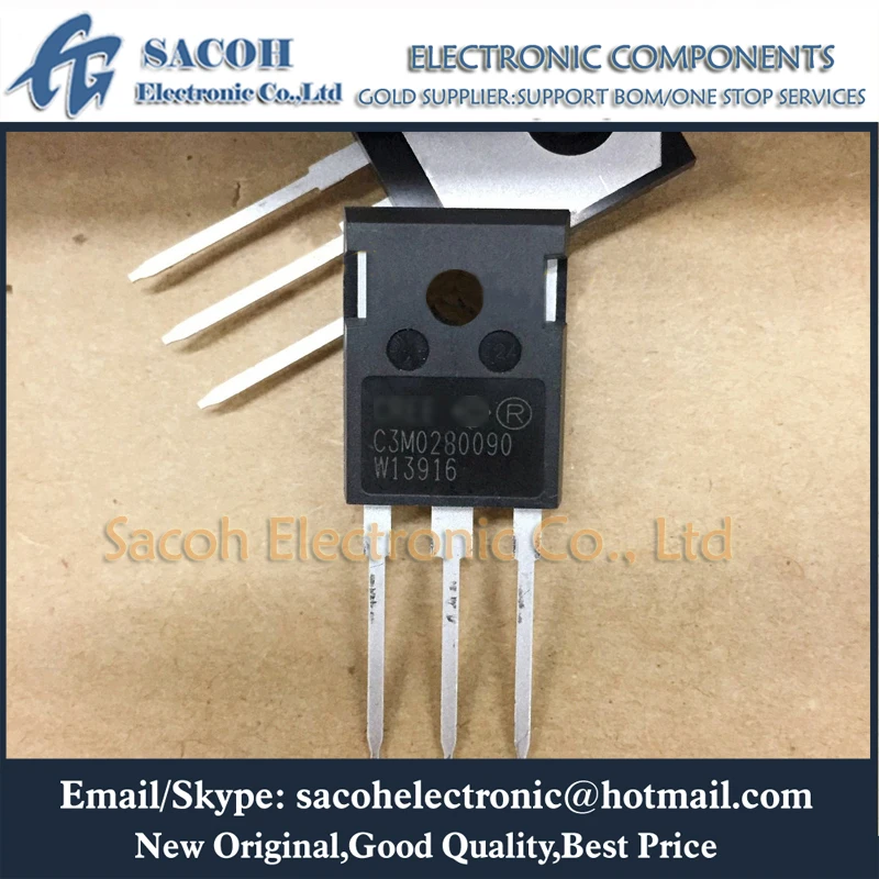 

2PCS/Lot C3M0280090D C3M0280090 OR C3M0280090J OR C3M0030090K C3M0016120K TO-247 11.5A 900V Silicon Carbide MOSFET New Original