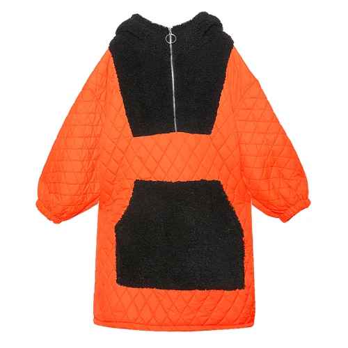 orange SuperAen, зимняя, хлопковая, женская, теплая, парка, пальто, новинка, дикая, повседневная, плюс размер, с капюшоном, парка, пальто для женщин, дикая, женская одежда - Цвет: orange