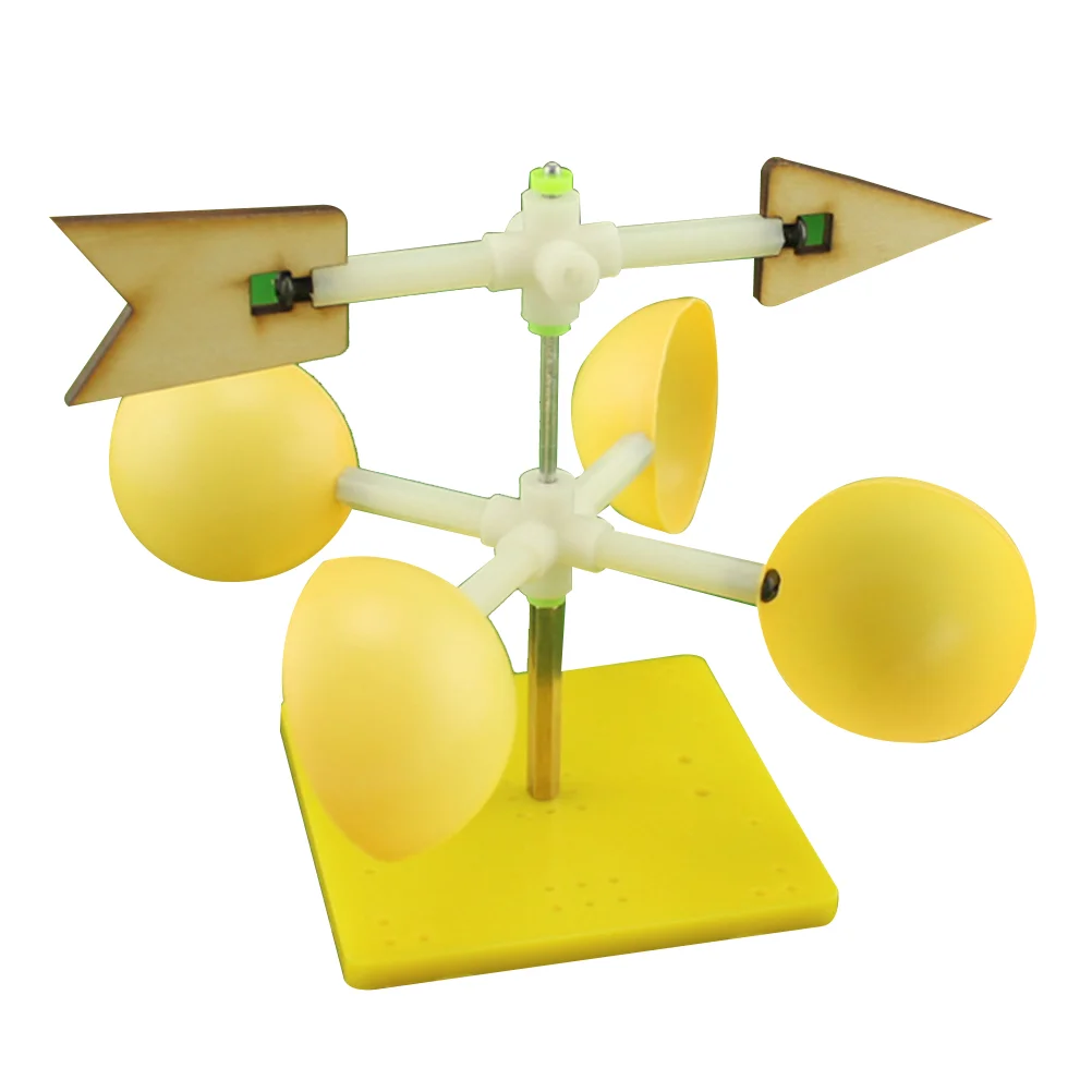 Wind Vane DIY Assembly Model Kids Funny Scientific Experiment Educational Toys | Дом и сад