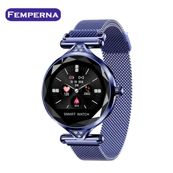 

Femperna H1 Smart Watch Women IP67 24 Hours Continue Heart Rate Detection Blood Pressure Test for Android IOS