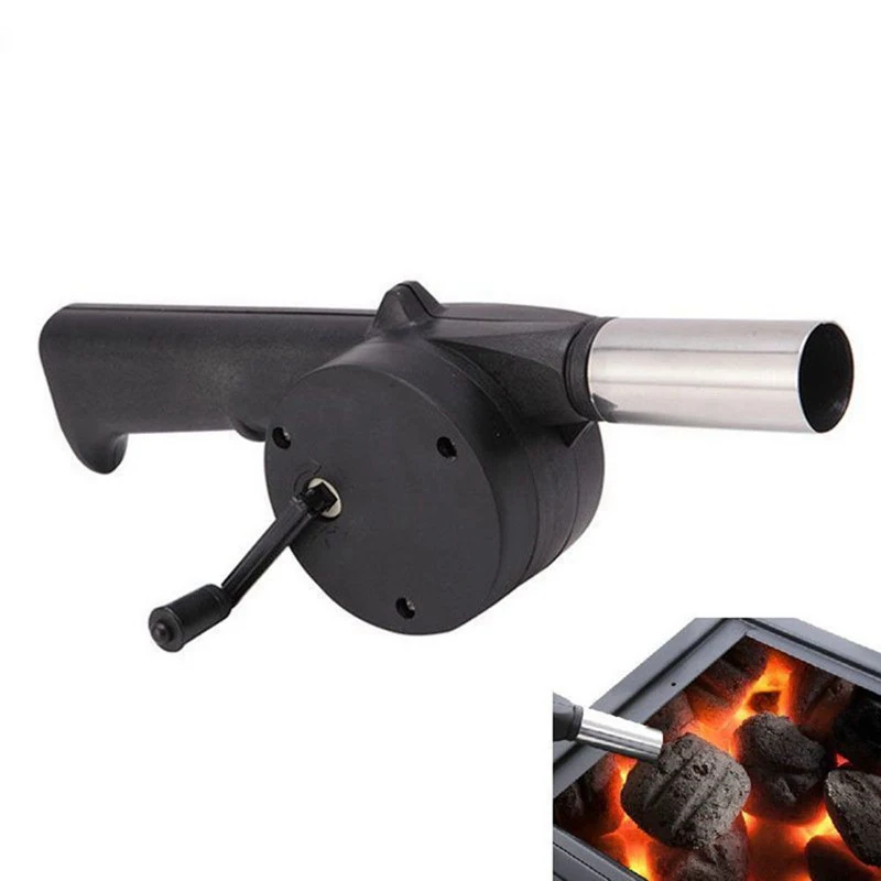 Hand shake Picnic oven fire fan Hand crank air blower for Outdoor