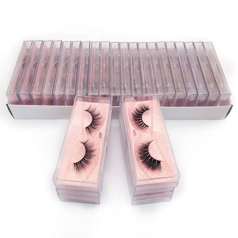 20 Pairs Wholesale Eyelashes Wispy False Eyelashes MakeupTools Extension Fake Eyelashes Natural Long Volume Lashes