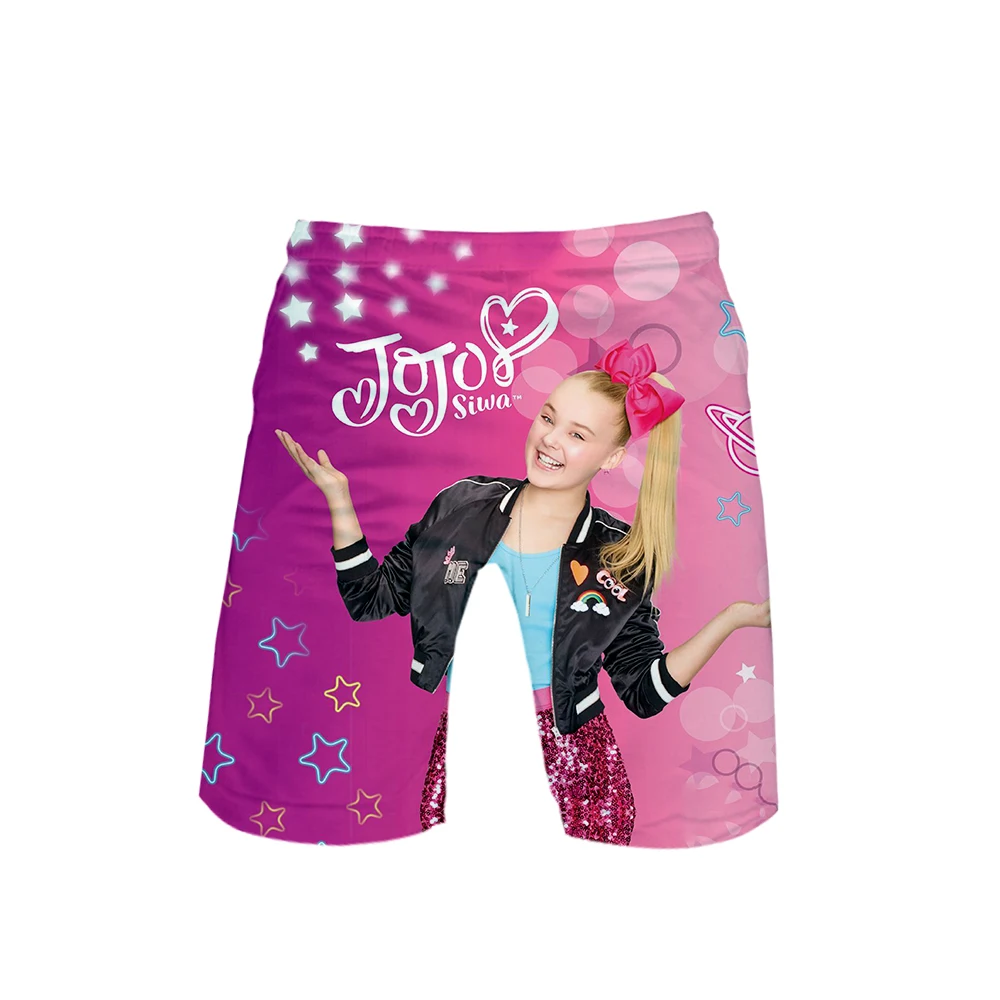 JOJO SIWA напечатанные 3D пляжные шорты Мужская модная уличная одежда шорты Горячая Распродажа Harajuku модная летняя одежда