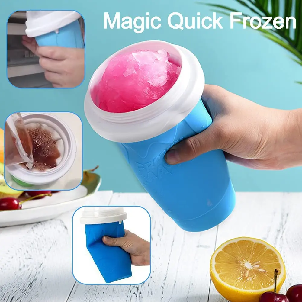 Slush Maker Cup Quick Frozen Ice Cream Milk Shake Cooling Cups Mug Diy Homemade Freeze Drinks Magic Slushy | Дом и сад