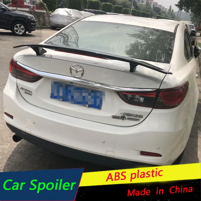 Для Mazda 6 Atenza 2014 20120 Спойлер ABS пластик заднего крыла багажника спойлер спортивный
