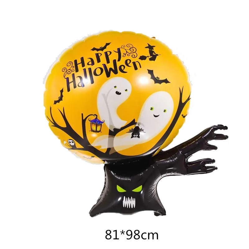 Новые Большие фольгированные гелиевые шары на Хэллоуин забавная Голова монстра