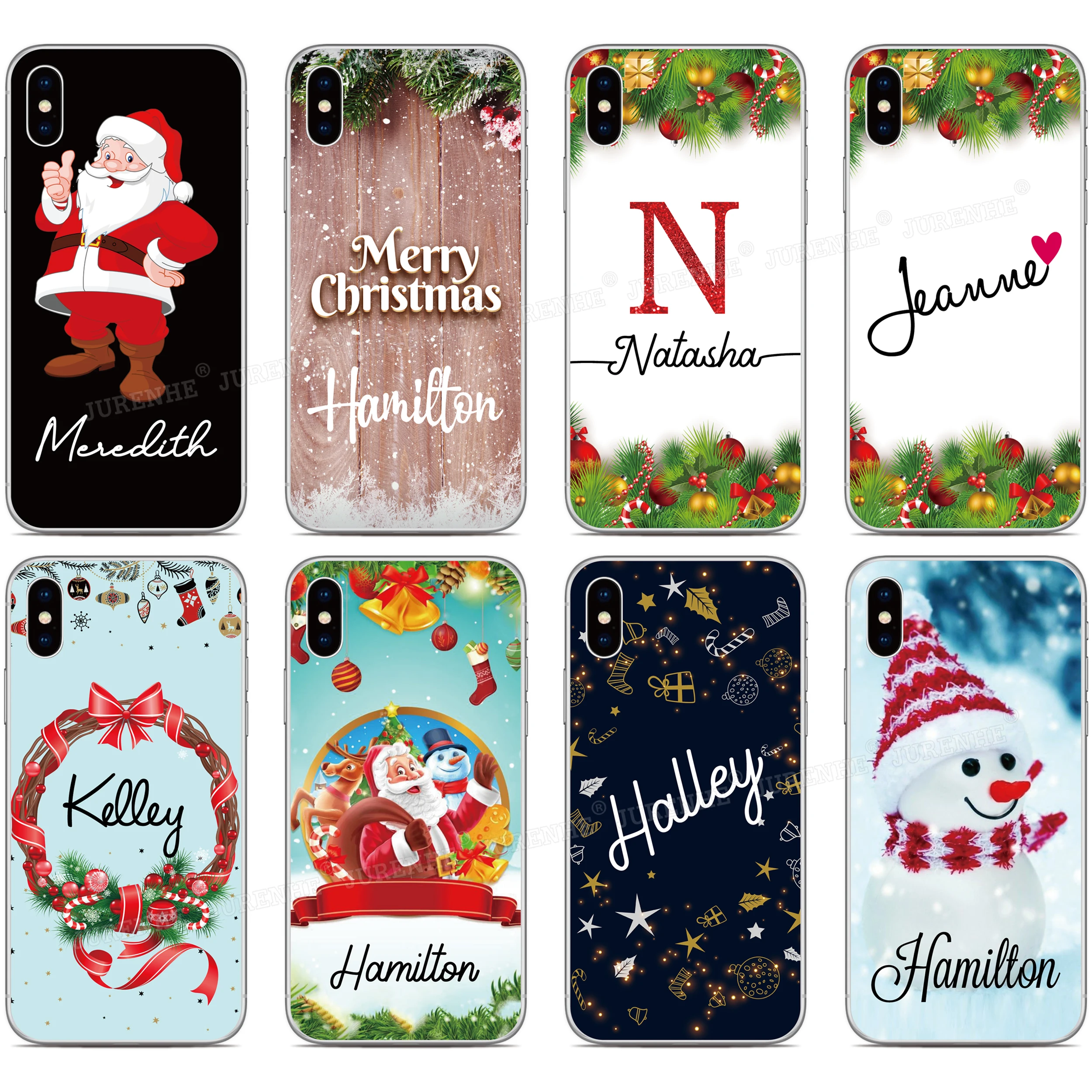 DIY Custom Christmas Made Name Phone Case For Wiko Sunny Tommy 3 Harry 2 U Feel Prime Robby Pulse Lite Customize Mobile Cover | Мобильные