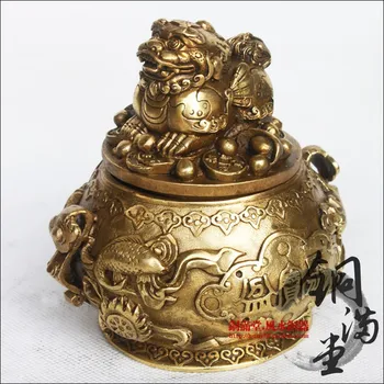 

Copper decoration crafts home decoration lucky pi xiu Factory Copper Feng Shui crafts