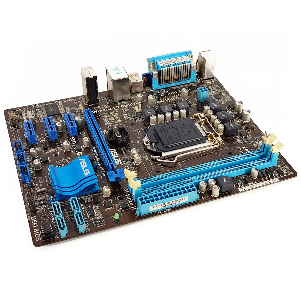 Cena Asus P8H61 M LE pulpitu płyta główna H61 gniazdo LGA 1155 dla rdzenia i3 i5 i7 DDR3 16G SATA2 USB2.0 uATX oryginalne używane płyty głównej płyta główna