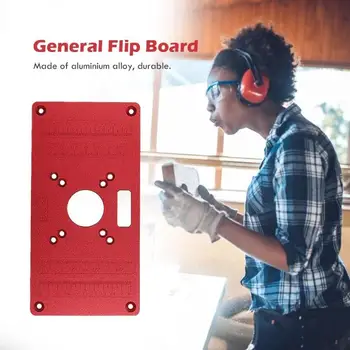 

Electric Wood Milling Guide Table Trimming Machine Excellent Durable Aluminium Alloy Process Flip Plate Engraving Machine